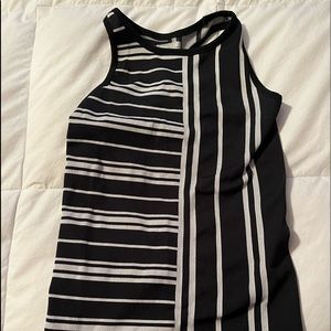 Super fun black & white Athleta tank